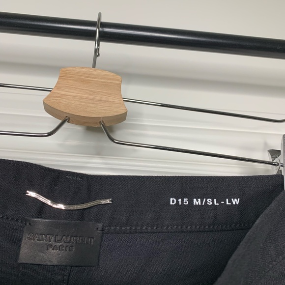 Saint Laurent Black Denim Pants - Picture 5 of 7